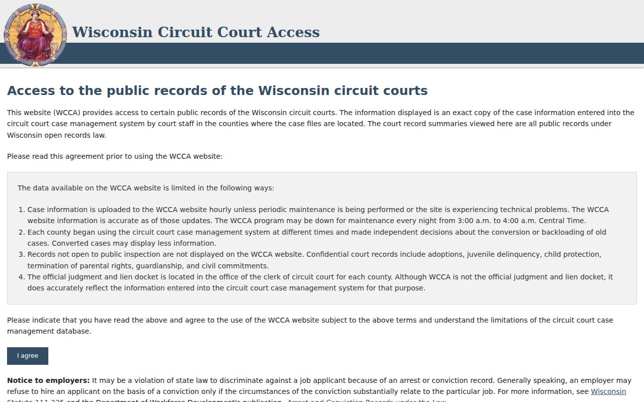 Dane County resident lookup Wisconsin court search gateway